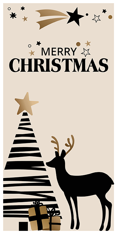 Weihnachtskarte Seite 1