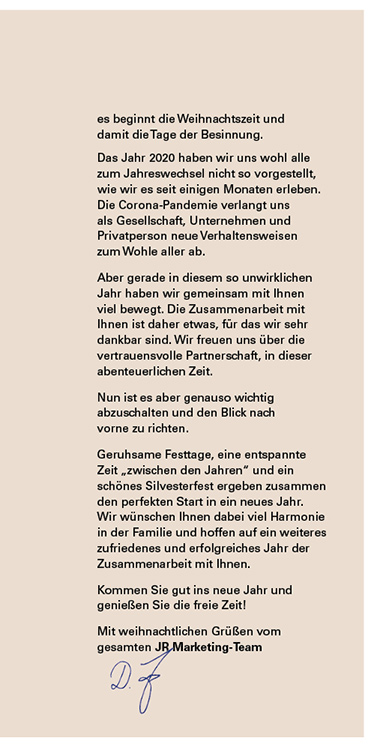 Weihnachtskarte Seite 3